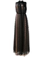 Nº21 Sheer Detail Embellished Dress - Black
