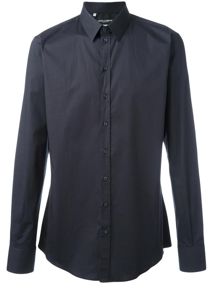 Dolce & Gabbana - Classic Shirt - Men - Cotton/spandex/elastane - 42, Black, Cotton/spandex/elastane