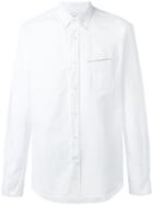 Officine Generale Shirt With Trimmed Pocket - White