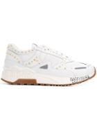 Versace Studded Sneakers - White