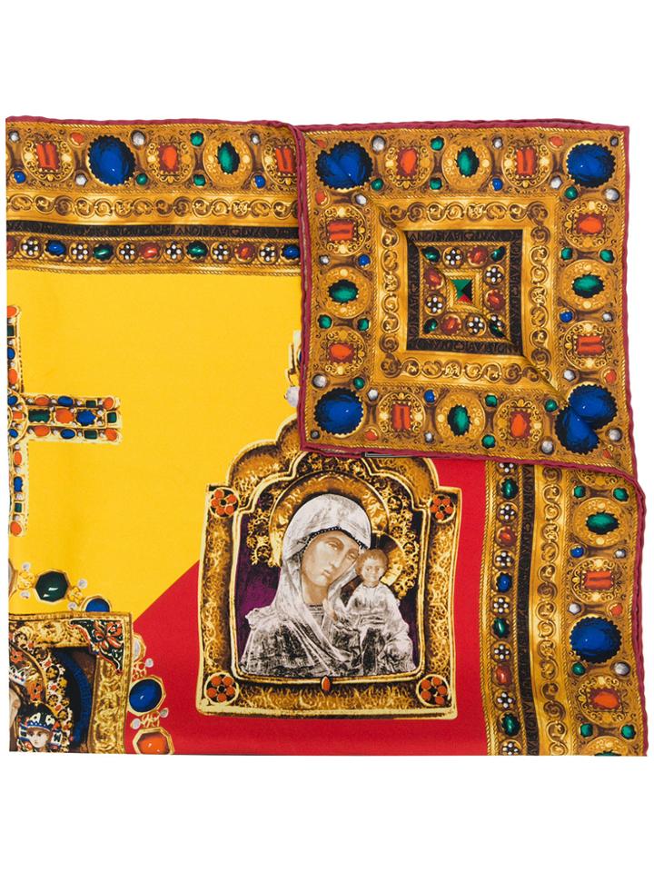 Versace Tribute Madonna Scarf - Multicolour