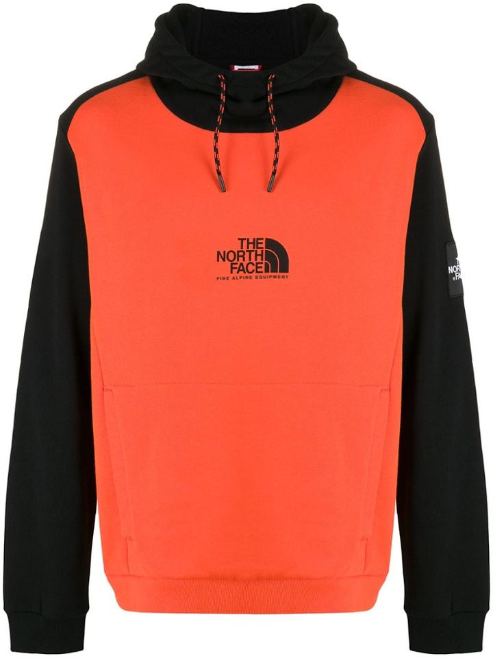 The North Face Colour Block Hoodie - Orange