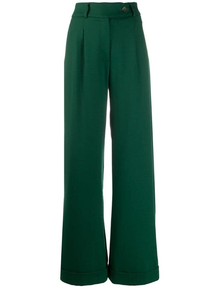 Société Anonyme High-waisted Trousers - Green