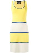 Boutique Moschino Scoop-neck Knitted Dress, Women's, Size: 44, Yellow/orange, Polyamide/rayon