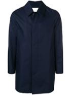 Mackintosh Navy Storm System Cotton Short Coat Gm-002bs - Blue