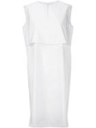 Astraet Two Piece Effect Dress, Women's, White, Cotton