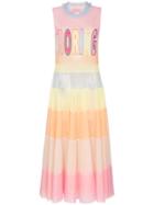 Viktor & Rolf Boring Striped Tulle Dress - Multicoloured