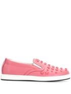 Jimmy Choo Gracy Slip-on Sneakers - Pink