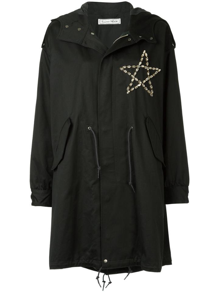 Tu Es Mon Trésor M51 Oversized Parka - Black