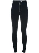 Versace Skinny Track Pants, Women's, Size: 42, Blue