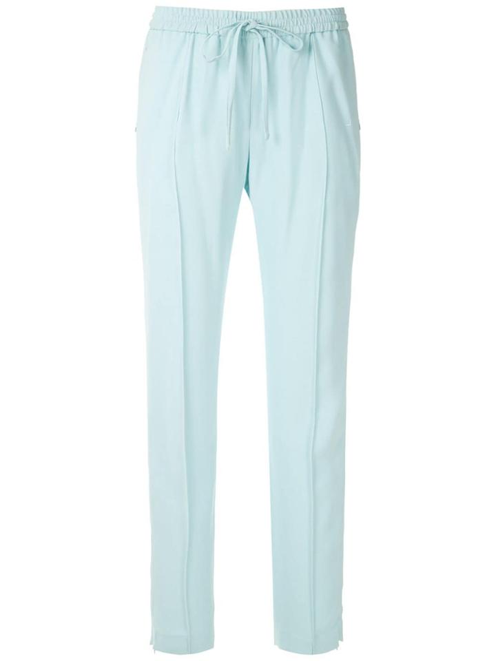 Reinaldo Lourenço Drawstring Straight Trousers - Blue