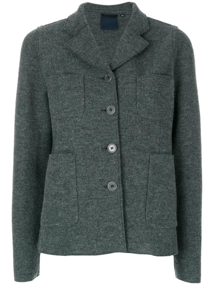 Aspesi Single Breasted Americana Jacket - Grey