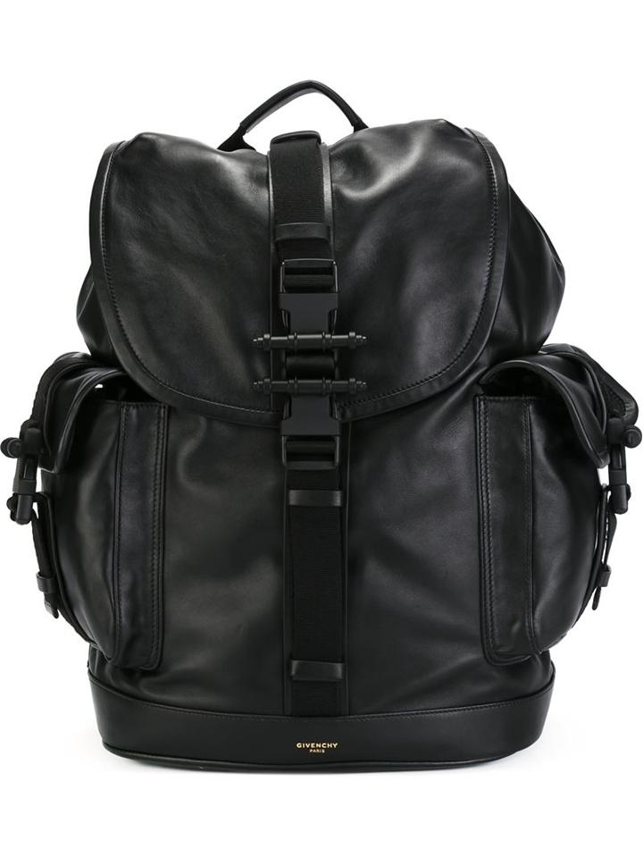 Givenchy Obsedia Backpack, Black, Calf Leather