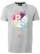 Ps By Paul Smith Logo T-shirt, Men's, Size: Large, Grey, Cotton