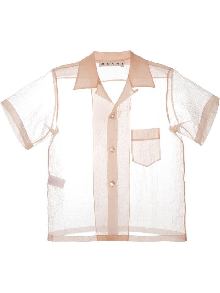 Marni Sheer Short Sleeve Shirt