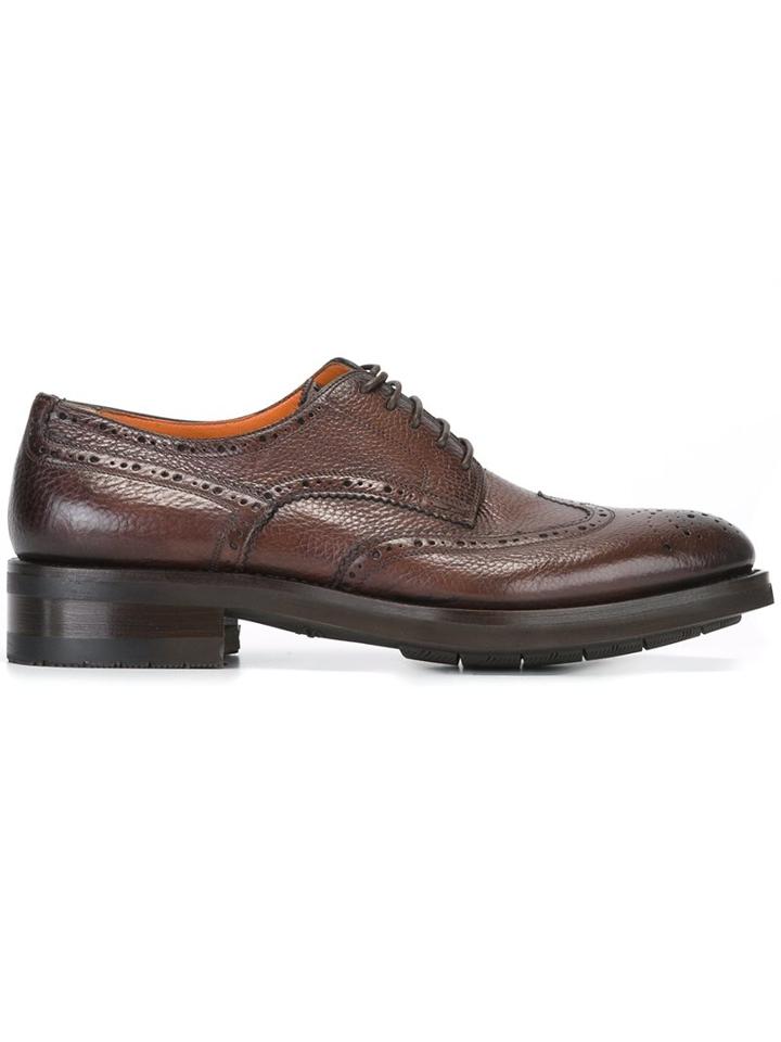 Santoni Brogues Derby Shoes