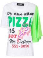 Filles A Papa Pizza T-shirt - White
