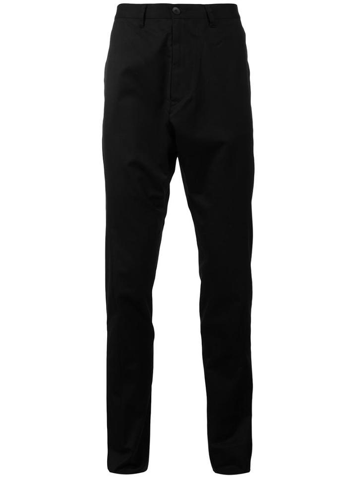 Julius Drop Crotch Pants, Men's, Size: 3, Black, Polyurethane/cupro/mohair/wool