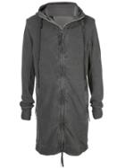Boris Bidjan Saberi Worn-out Effect Hooded Jacket - Used Black