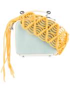 Marni Macramé Strap Shoulder Bag - White
