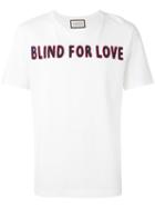 Gucci - Blind For Love T-shirt - Men - Cotton - Xs, White, Cotton