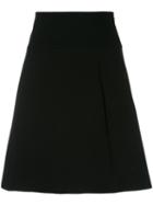 Marni A-line Skirt, Women's, Size: 42, Black, Polyester/triacetate/silk