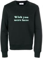 Ami Alexandre Mattiussi Wish You Were Here Sweatshirt - Black