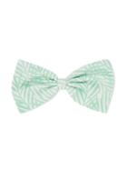 Hucklebones London - Giant Bow Hairclip - Kids - Cotton/polyester - One Size, Green