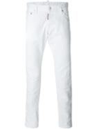 Dsquared2 Slim Jeans, Men's, Size: 46, White, Cotton/spandex/elastane