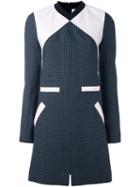 Courrèges Colour Block Tweed Shift Dress