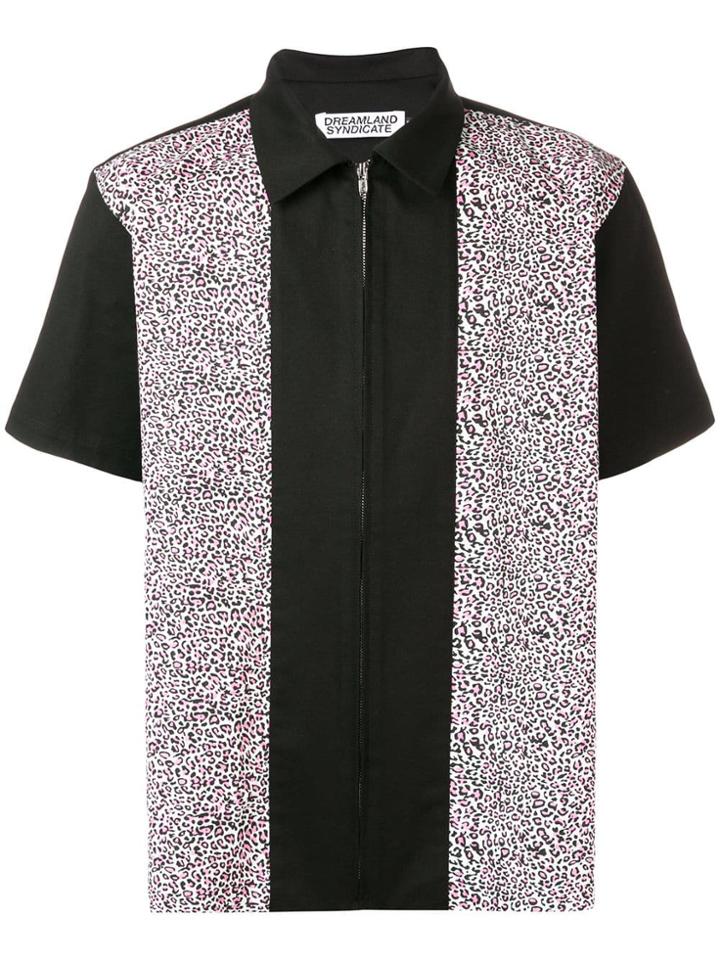 Dreamland Syndicate Leopard Print Shirt - Black