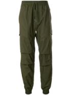 Maharishi Loose Fit Track Trousers - Green
