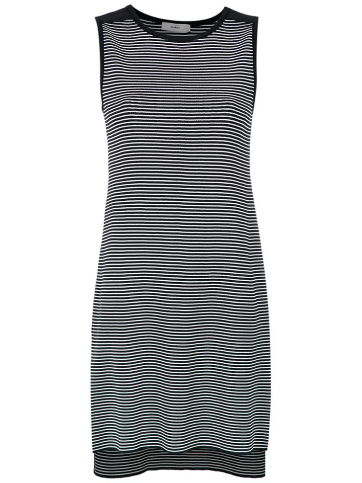 Egrey Stiped Roma Knit Dress - Blue