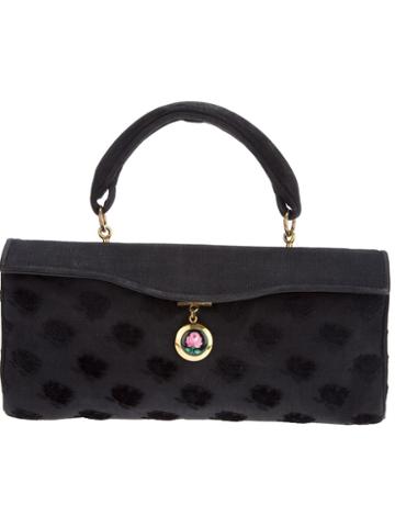 Roberta Di Camerino Vintage Felted Floral Clutch