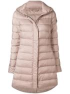 Peuterey Hooded Puffer Coat - Nude & Neutrals