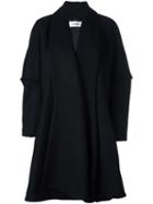 Chalayan Lantern-sleeve Coat, Women's, Size: 42, Black, Polyamide/viscose/cashmere/virgin Wool