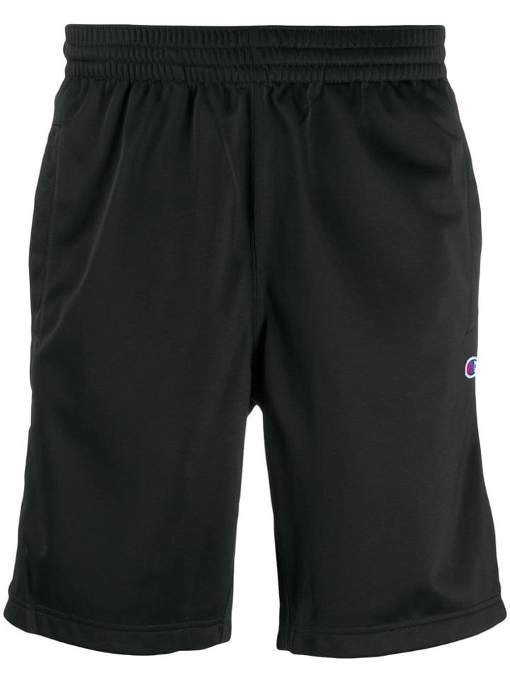 Champion Reverse Weave Buttoned Shorts - Black