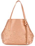 Jimmy Choo Sasha Star Studded Tote - Yellow & Orange