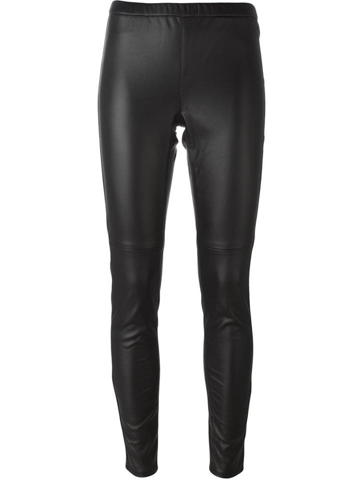 Michael Michael Kors Skinny Leggings, Women's, Size: 2, Black, Polyurethane/viscose