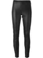 Michael Michael Kors Skinny Leggings, Women's, Size: 2, Black, Polyurethane/viscose