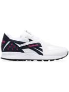 Reebok Pyro Blue And Pink Detail Sneakers - White