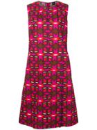 Aspesi Printed Shift Dress - Pink