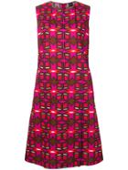 Aspesi Printed Shift Dress - Pink