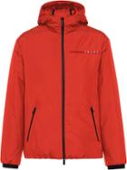 Prada Logo-stripe Technical Jacket - Red