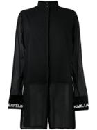 Karl Lagerfeld Long Line Shirt - Black