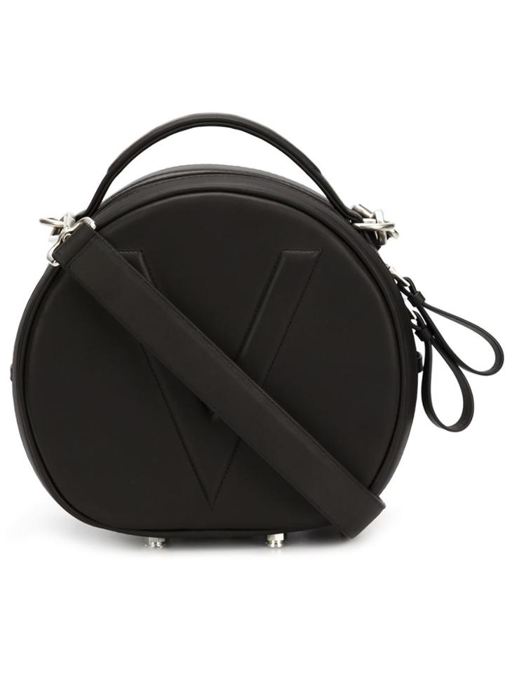 Valas Embossed V Tote - Black