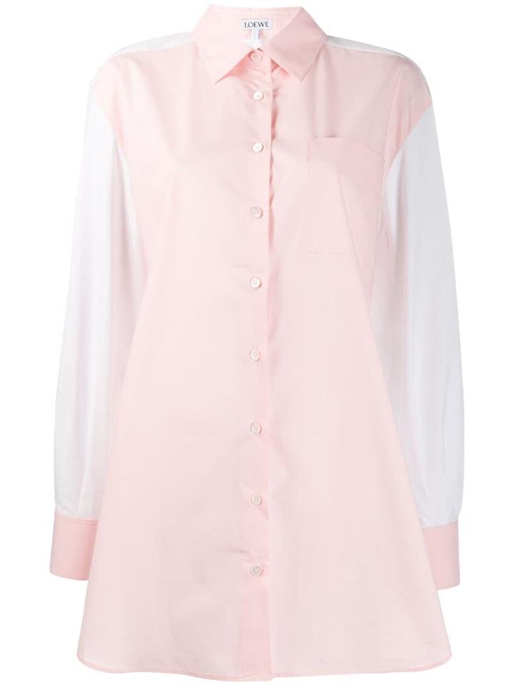 Loewe Colour Block Shirt - Pink