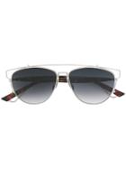 Dior Eyewear Technologic Aviator Sunglasses - Metallic