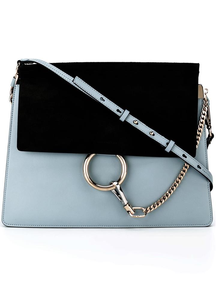 Chloé 'faye' Shoulder Bag, Women's, Blue