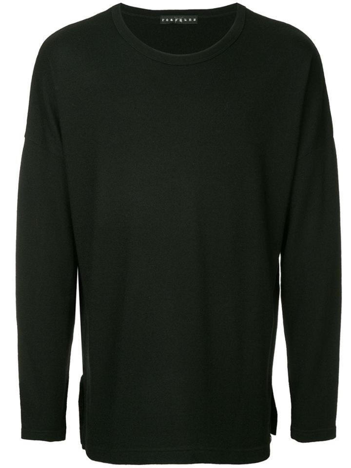 Roarguns Back Stripe Sweater - Black